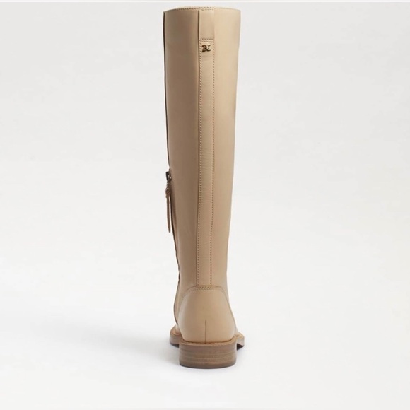 NWOT Sam Edelman Nance Lace-up Boots in Beige 8 - Picture 4 of 13